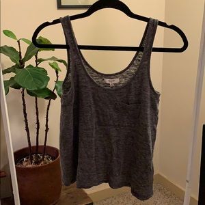 Madewell 1937 Soft Gray Sleeveless Top - Size XS